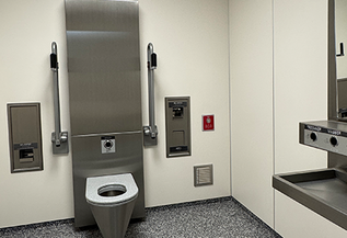 Accessible restroom stall
