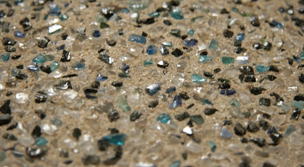 architectural concrete with coloured aggregates (photo: BetonBild)