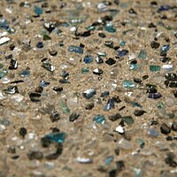 Glass concrete
