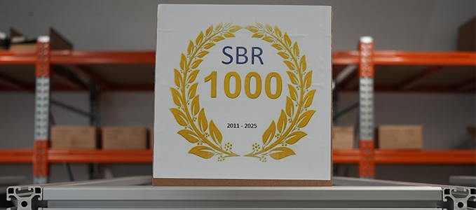Sign with the inscription “SBR 1000”