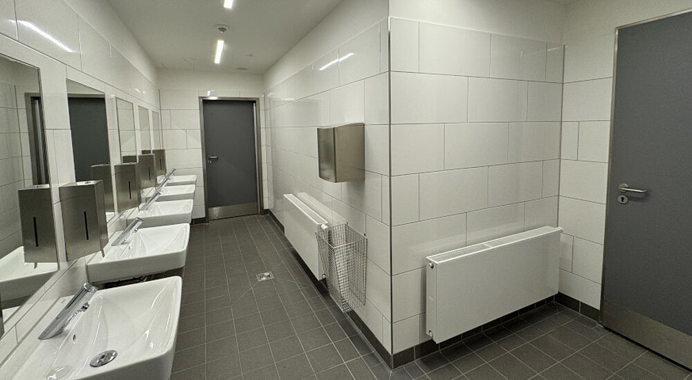 Interior View School Toilets Helmholtz-Gymnasium Essen