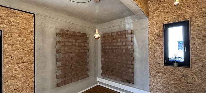 Interior view of the new break room