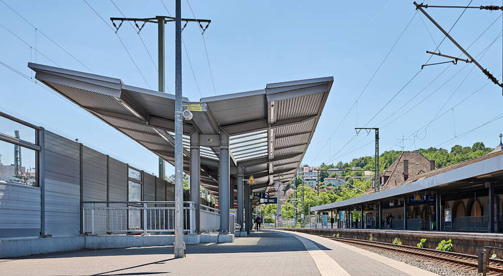 Platform roof type Evolution in Stuttgart-Feuerbach