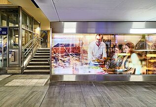 New pedestrian underpass at Hanau Central Station