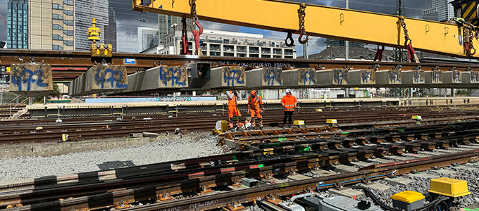 Work on the track
