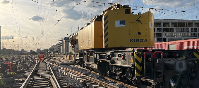 Track Construction Works at Mannheim Central Station