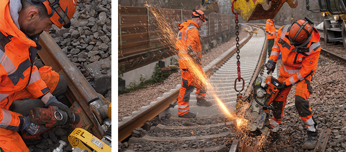 Track Construction Works at FFM Louisa