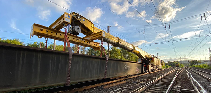 KRC1200-2 during bridge installation