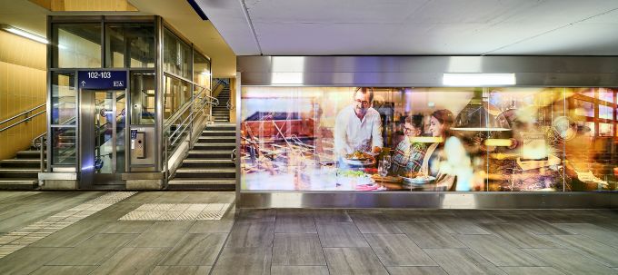 New pedestrian underpass at Hanau Central Station